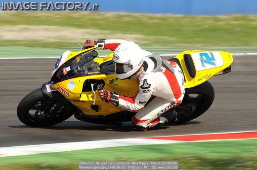 2008-05-11 Monza 1052 Supersport - Attila Magda - Honda CBR600RR